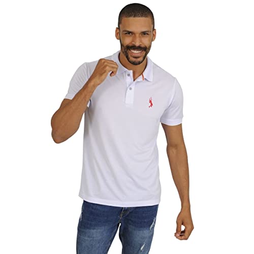 Kit 2 Camisa Polo Masculina Básica Piquet Viscose Dry John Pull