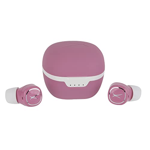 Image of Altec Lansing NanoPods - Truly Wireless Earbuds with Charging Case, TWS Waterproof Bluetooth Earbuds with Touch Controls for Travel, Sports, Running, Working (Purpley Pink)