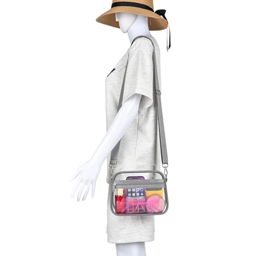 Image of Oraben Clear Bag for Stadium Events Clear Purse Stadium Bag Satchel Handbags for Sports Events Concerts Festivals | Stadium Approved