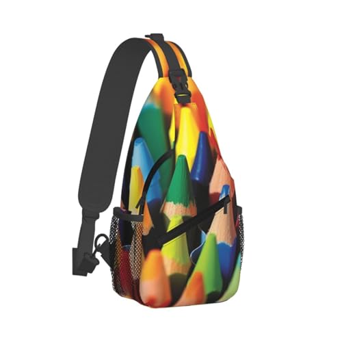 Bolso Tipo Sling Unisex Negro Para Viajes miniatura 7