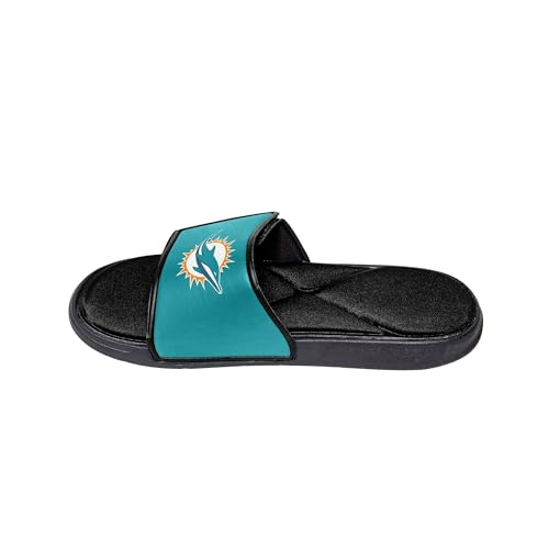 FOCO Mens Nfl Team Logo Shower Foam Flip Flop Sandals Sport Slide, Foam, 9-10 US2