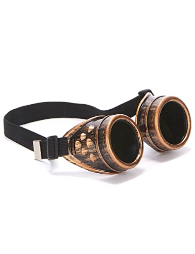 DEGUISE TOI Gafas Aviador Cobre Steampunk Adulto