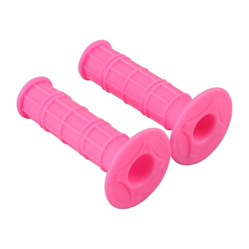 GOOFIT 22mm 7/8 Universal Handlebar Grips Replacement for 50cc RM125 FA50 RM80 KLX140L KX250 KLR250 YFZ450R CRF80F CRF 150 1985 1993 1996 2001 2005 2010 Mini Pit Dirt Bike Scooter Moped Pink