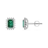 Emerald Stud Earrings