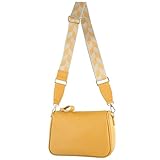 Außenmaße der Tasche ca.: Länge = 22 cm (Reißverschlusslänge = 17 cm) | Breite = 7 cm | Höhe = 16 cm | Gurtlänge verstellbar von ca.: 84 - 130 cm | Gewicht ca.: 400 g | modamoda de ist eine eingetragene Marke.