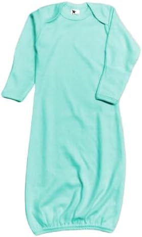 Laughing Giraffe Baby Infant Blank Long Sleeve Sleeper Gown with Mitten Cuffs