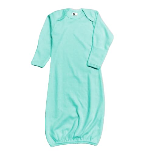 Image of Laughing Giraffe Baby Infant Blank Long Sleeve Sleeper Gown with Mitten Cuffs