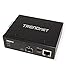 TRENDnet Hardened Industrial 100/1000 Base-T to SFP Media Converter, DIN-Rail and Wall Mount Hardware Included, Multi Or Single Mode Fiber, Power Supply Sold Separately, Black, TI-F11SFP