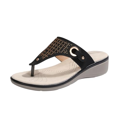 Pantoufles décontractées femme à tête ronde pour la plage