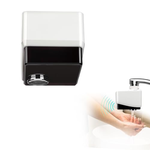 Leadleds Touchless Motion Sensor Faucet Adapter, IPX6 Waterproof with 6 US Standard Threads for Kitchen, Bathroom, Commercial Sinks, Easy-Install