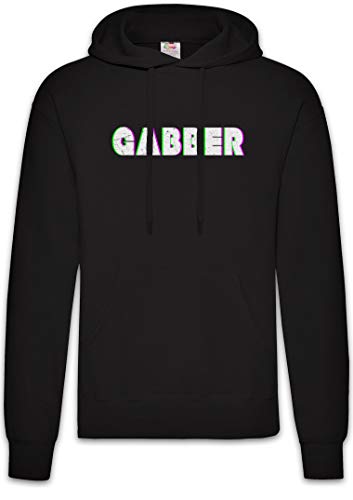 Sweat Gabber Glitch Hoodie Urban Backwoods au Motif Numérique Imprimé