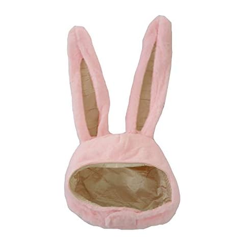 Humeng Bunny Ears Hat Short Plush Fun Hood Women Costume Hats Warm Soft and Cozy For Parties, Cosplay, Christmas Cover