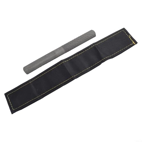 Zilimontt Raspa 4 in 1 per la lavorazione del legno, 20,3 cm, in acciaio al carbonio, con lati piatti e semicircolari per modellare o lucidare rapidamente legno, plastica e pezzi in gesso