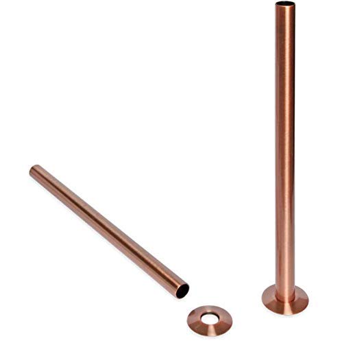 Castrads 300mm Pipe Covers/Shrouds/Sleeves & Base Plates (Antique Copper)