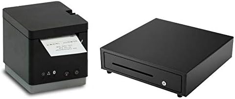 iZettle 2 inch Star Micronics C Print Bluetooth Receipt Printer & Cash Drawer Bundle (Black)
