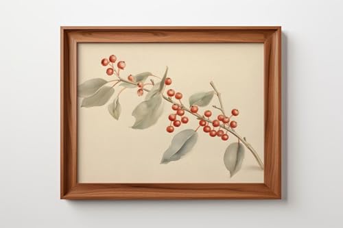 Crimson Harvest Antique Print