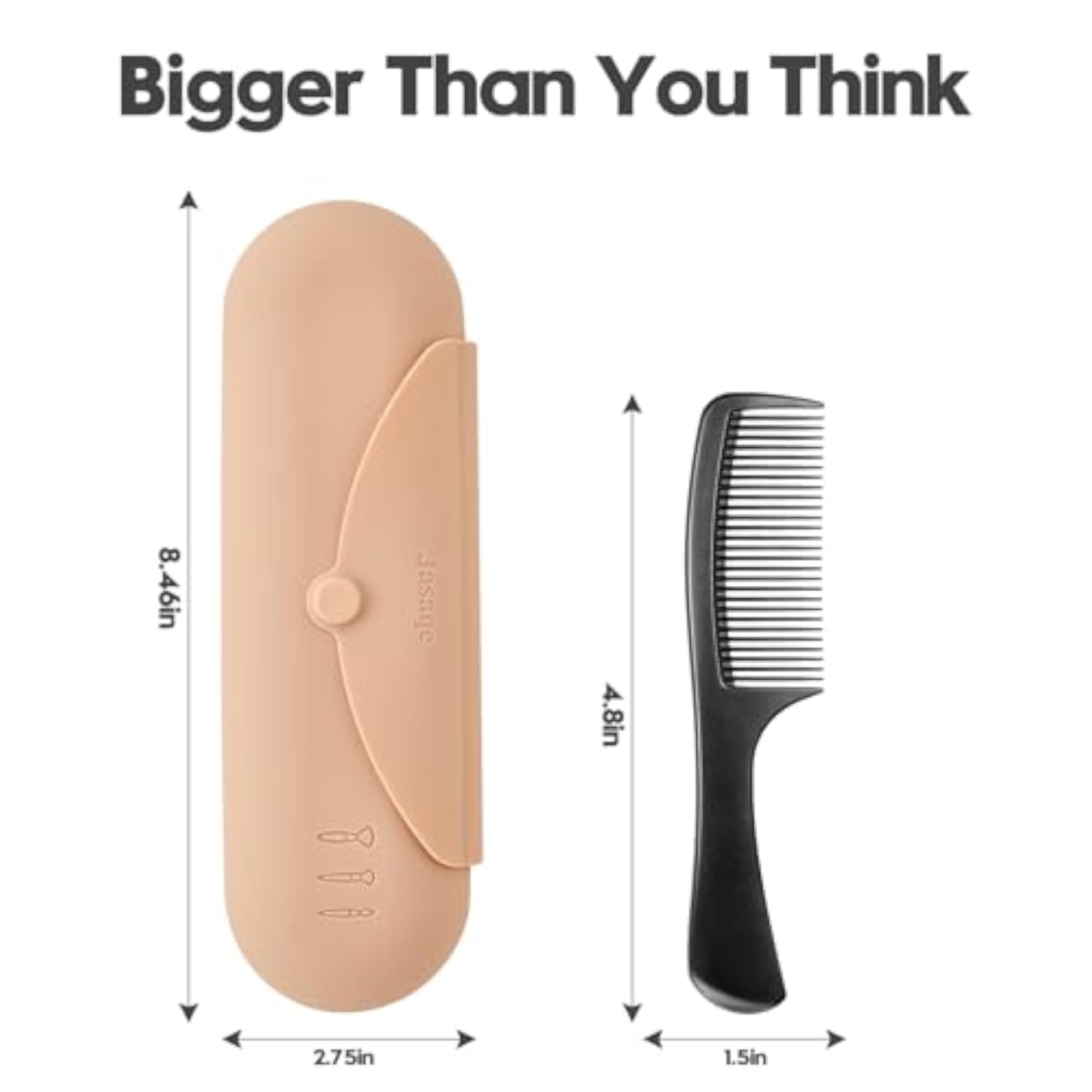 Travel Makeup Brush Holder, Portable Cosmetic Organizer