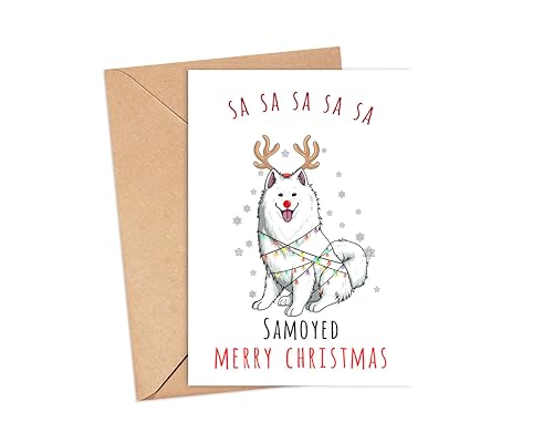 Samoyed NX}XJ[h - ʔ̃NX}XJ[h ނƔޏւ̃Mtg - j[NȌ̃NX}XMtgACfA - [XȃW[NNX}XJ[h - D̂߂̂킢NX}XMtg - O[eBOJ[h - 1