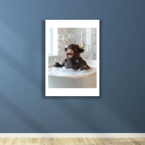 Impression artistique mate vache des Highlands déco murale pour rompre la monotonie - 5