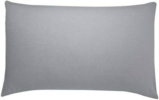 AZLAAN by PYRHAN LTD | Housewife Polycotton Pillow Cases 2 Pack | 19x29 Inches Pillow Cases | Pillow Case Covers for Bedroom Pillows and Baby Pillowcase | Decorative Pillows for Bed (Gray)