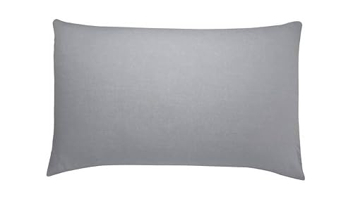 AZLAAN by PYRHAN LTD | Housewife Polycotton Pillow Cases 2 Pack | 19x29 Inches Black Pillow Cases | Pillow Case Covers for Bedroom Pillows and Baby Pillowcase | Decorative Pillows for Bed(Gray)
