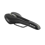 Selim Banco Absolute Atletic Vazado Absolute Mtb Bike, Preto, 28cm