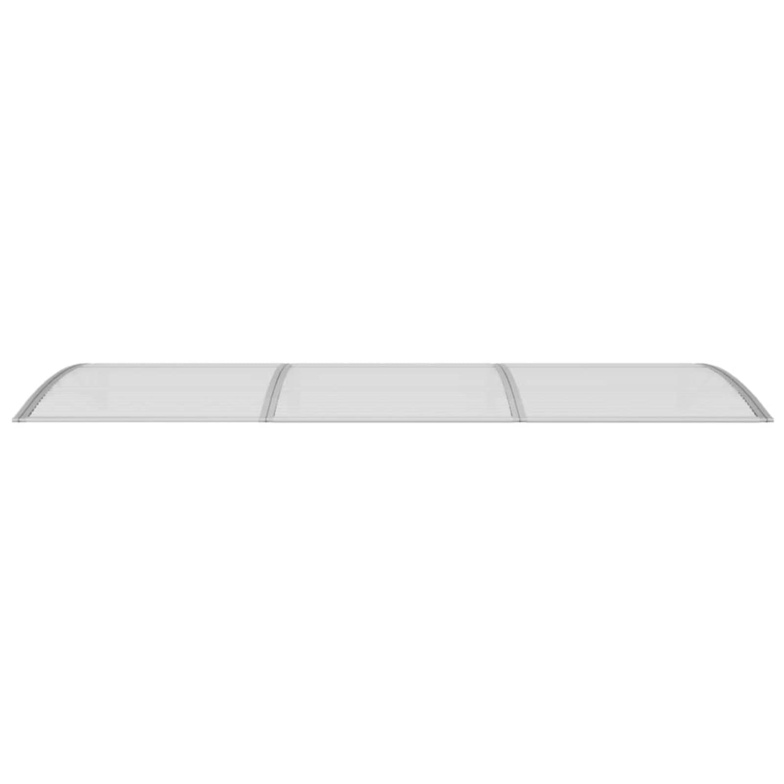 Marquesina de Puerta policarbonato Gris 300x100 cm Tejadillo Proteccion Lluvia Ventana Toldo para Puertas