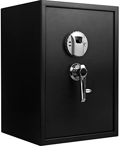 Barska Ax13660 Large Biometric Fingerprint Security Home Safe Cabinet 1.45 Cubic Ft #TOP28