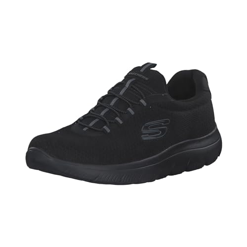 Skechers Summits, Scarpe da Ginnastica Uomo, Black Mesh Trim, 42.5 EU