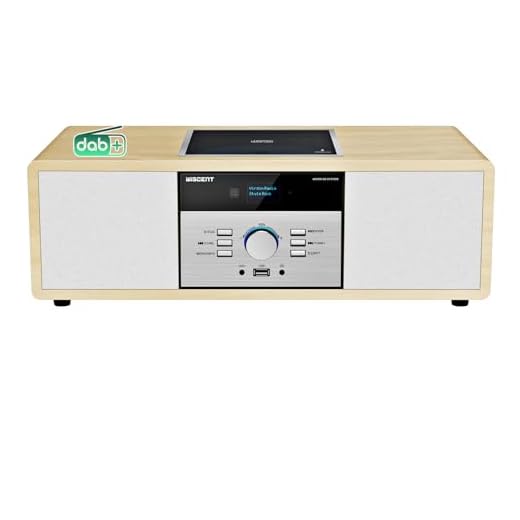 Microcadena con CD y Radio Dab+ | Equipo de Música Vintage de Madera | Bluetooth, USB, Entrada AUX | Sonido 30W y Control Remoto