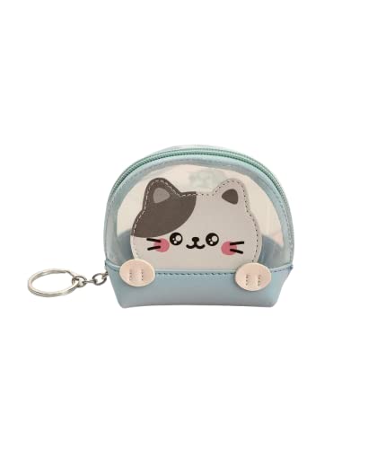 Cartoon Graphic Transparent Coin Purse Cute Cartoon Graphic Clear Wallet Bag Change Pouch Gifts For Kids Girls And Women Key Holder #TOP27