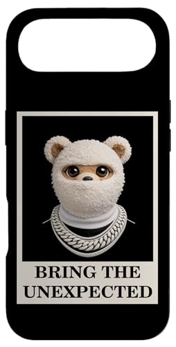 Funny Wild tEDDY bEAR With Fur Mask Bring the Unexpected �X�}�z�P�[�X iPhone Air �p