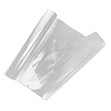 Mobestech Papel Transparente para Envoltura de Rollo de Plástico Celofán Claro Accesorios para Floristería Protección contra Humedad Textura Artística