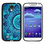 Galaxy S4 Case, Laser Technology for Protective Samsung Galaxy S4 Case Black DOO UC (TM) - The Wonderful Dream Teal Mandala