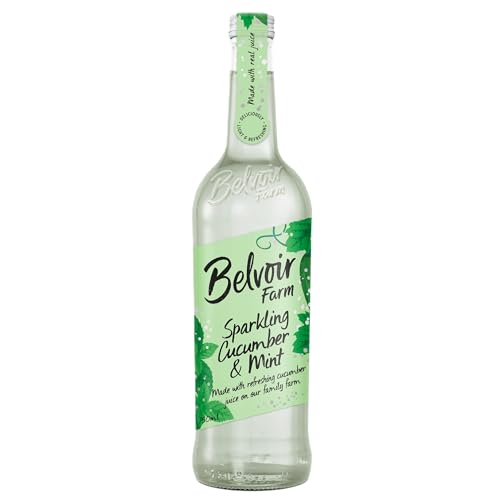 Belvoir Cucumber & Mint Presse - 100% Natural - Family Run Business since 1984 - Suitable for Vegetarians & Vegans - Gluten Free - 6 x 750 ml Bottle