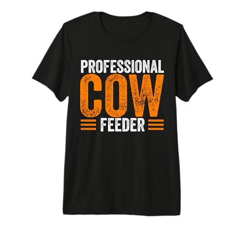Cow Feeder Farmer Gift Premium Tri-blend T-Shirt