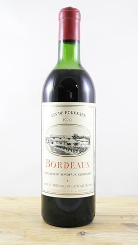 vino cosecha 1970 Bordeaux Union des producteurs Générac HE