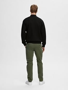 SELETED HOMME Heren Slhjackie Sweat Jacket Noos korte jas, Vetiver., XL