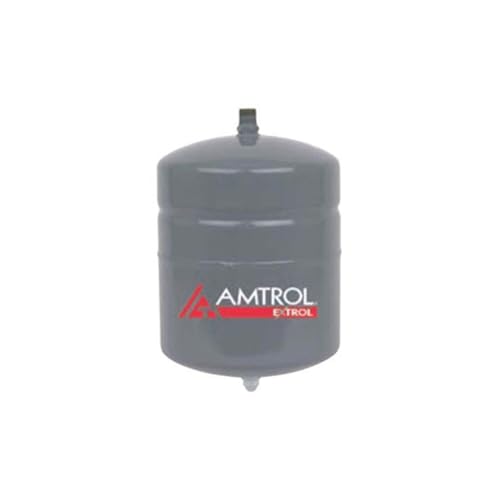 Amtrol Extrol EX-15 expansion tank, a small blue steel tank with a threaded connection and an air valve