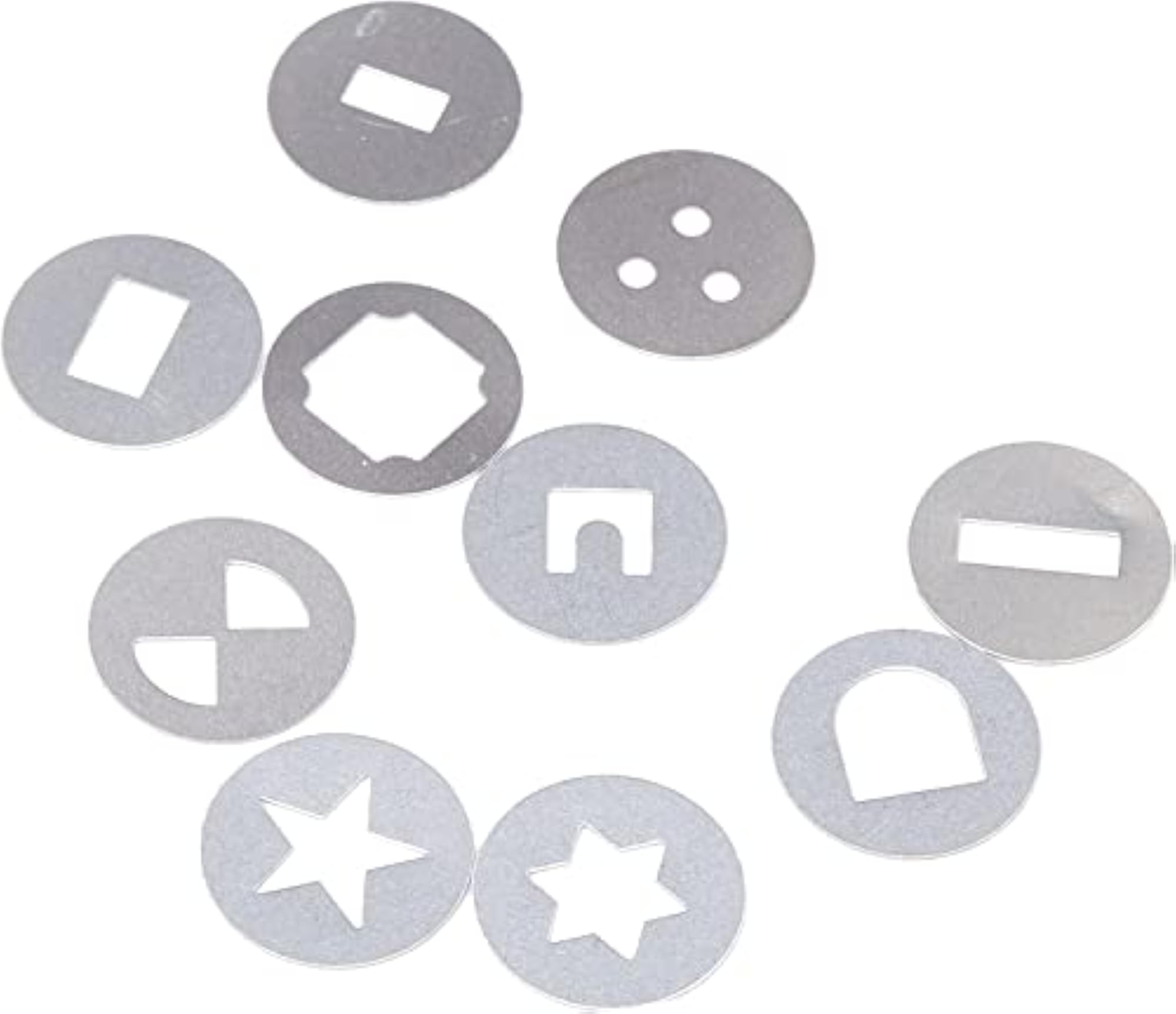 Professional Ultimate Clay Extruder Discs 10/Pkg-Set D