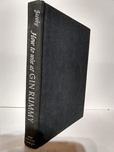 How to Win at Gin Rummy 0030274052 Book Cover