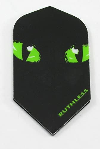 3 Sets (9 Flights) Xtra Strong (100 Micron) Ruthless Slim Cat's Eyes Dart Flights #TOP17