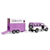 Breyer Horses Stablemates | Unicorn Magic Land Rover & Tag-A-Long Trailer| Horse Figurines | Model #B-SM-10250