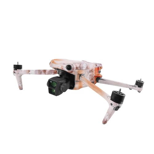 Image of MightySkins Skin Compatible with DJI Air 3 - Orange Quartz | Protective, Durable, and Unique Vinyl Decal wrap Cover | Easy to Apply, Remove, and Change Styles