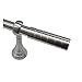 Produktbild Gardinia Gardinenstangen Set Belamy 1-Lauf Ø 25 mm Edelstahl-Optik 160 cm