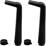 Pufei 2pcs tapón anti-hipo, juego de paja en forma de L resistente al desgaste, detiene el hipo al instante, herramienta para viajes y uso al aire libre