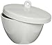 American Educational 7-315-3-A Low Form Porcelain Crucible with Lid, 50mL Capacity (Box of 10)