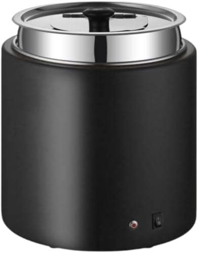 YAKINO�X�e�����X���X�[�v�|�b�g �ۉ��@�\�t�� �Ɩ��p 10L ��e�� �t�[�h�E�H�[�}�[ �艷 ���H�X �ƒ�p �z���C�g �u���b�N �ۉ������� (�u���b�N)