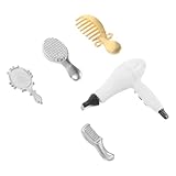 Artisanat robuste : chaque accessoire est fabriqué avec précision, reflétant les normes élevées de qualité et de détail, accessoires de maison de poupée miniatures, accessoires de coiffeur