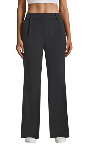 SEAJOJO Dress Pants Women High Waisted, Straight Business Casual Trousers